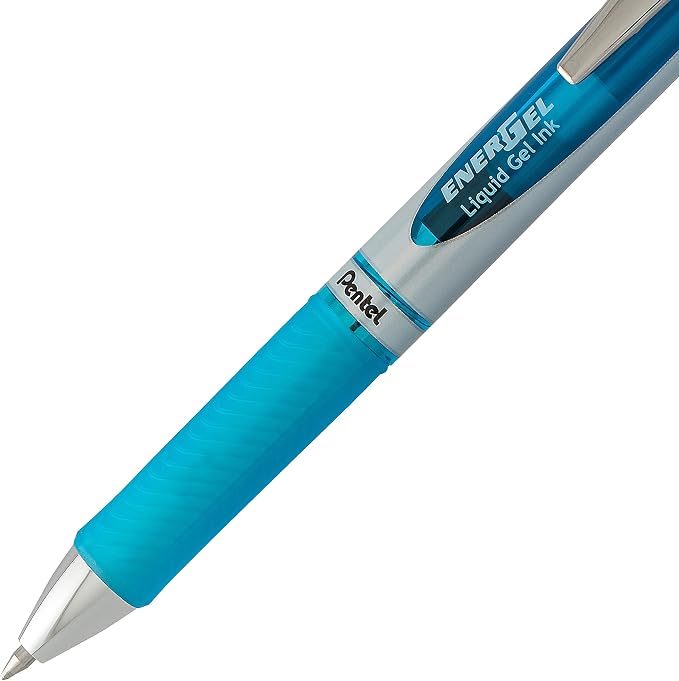 Pentel EnerGel Deluxe RTX Retractable Liquid Gel Pen, Medium Line, Metal Tip - Image 3