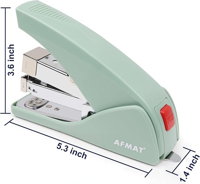 AFMAT Effortless Stapler for Desk, 50 Sheet Capacity, Low Force, Built-in - Image 8