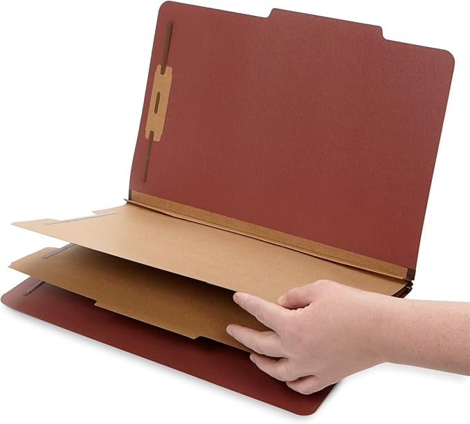 10 Legal Size Classification Folders - Image 4
