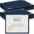 Fainne 130 Pcs Certificate Holder Foil Border Bulk 8.5 x 11 Inch Single Sided by Fainne