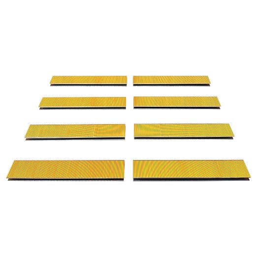 18 Gauge 1/4" Narrow Crown Staples 1" Leg Galvanized 800 Pack by SimCos
