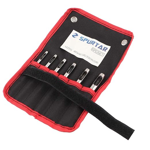 Spurtar 6PCS Leather Hole Punch 1/8'' - Image 7