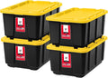 IRIS USA 4-Pack 27 Gallon Storage Bins by IRISUSA