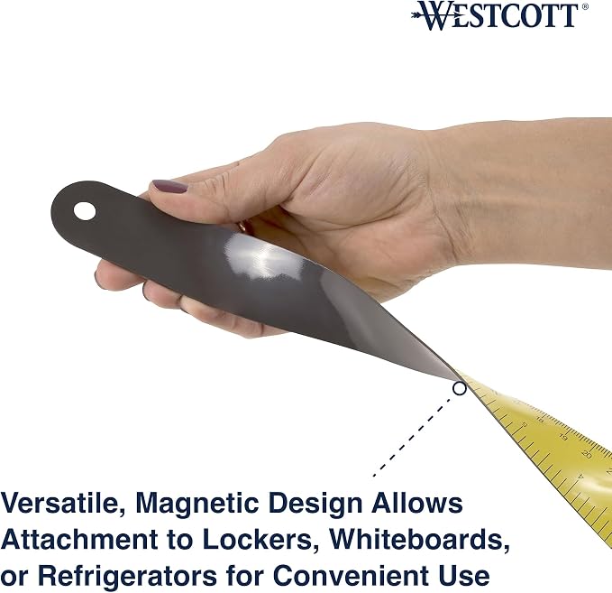 Westcott ‎12 inch Magnetic Flexible Rulers, - Image 4