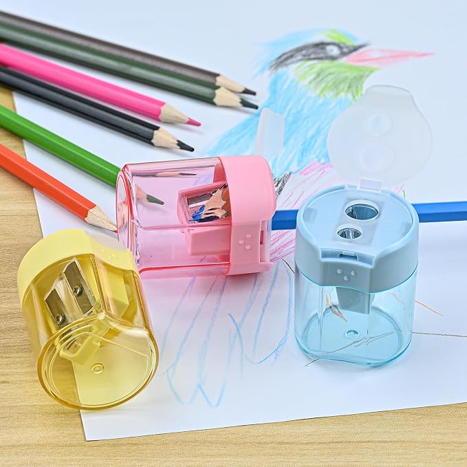 Colored Pencil Sharpener Bulk for Kids Manual Handheld Crayon Sharpeners | - Image 7