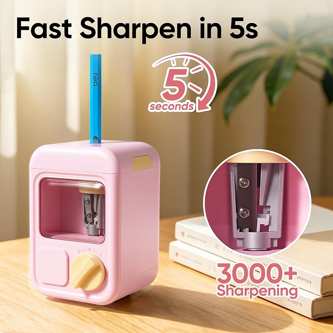 deli Electric Sharpener, Battery Powered, 3 Sizes - Image 6