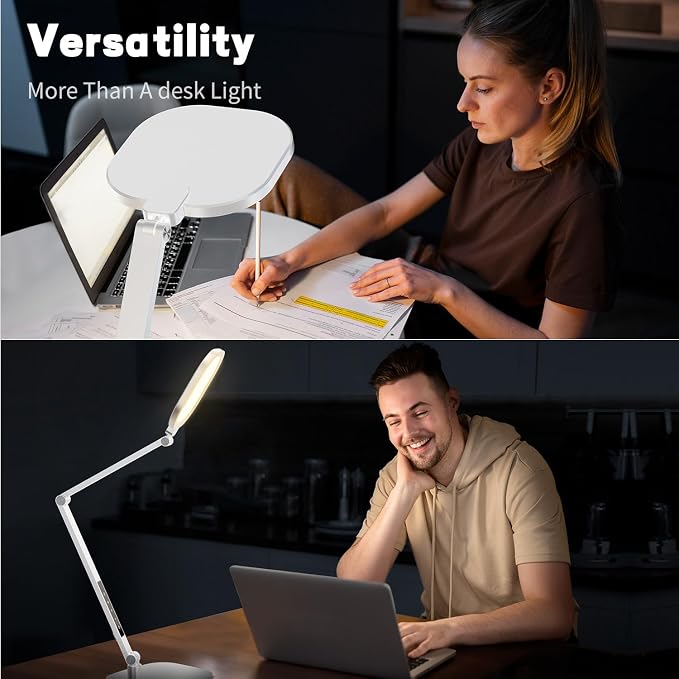 LitONES LED Desk Lamp for Home Office, Professional Eye-Caring Diffused Desk - Image 2