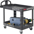 Rubbermaid Commercial Products 2-Shelf Utility/Service Cart, Lipped Shelves by RubbermaidCommercialProducts