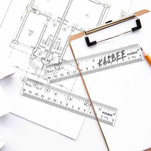 Plastic Rulers, 6 Inch Ruler, Inches and Centimeters - Image 5