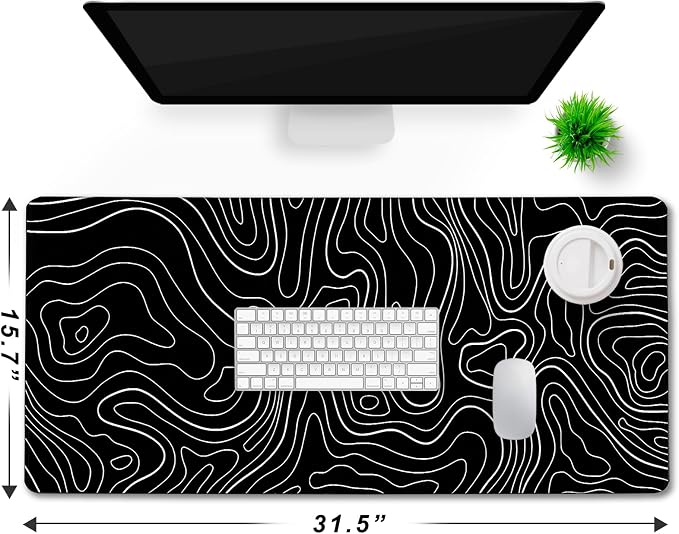 Large Mouse Pad, Big Desk Mat Large Office Desk Pad, Durable Extended Mouse Mat - Image 6