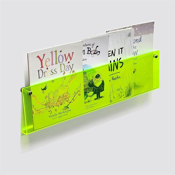 ROYALITA 2-Pack Acrylic Magazine Holder Brochure Holder, Fashion Hanging - Image 3