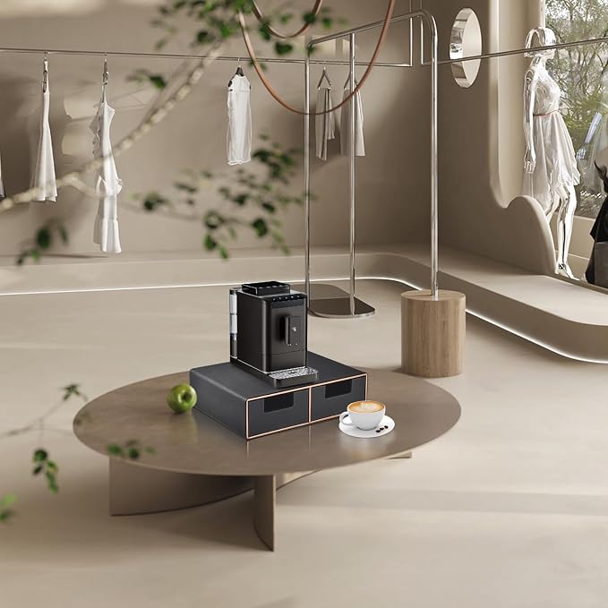 Linen Leather Desk Organizer and monitor stand - Image 6