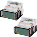 Mail Organizer Countertop 2 Pack, Metal File Holder by GDINDINFAN