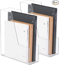 CiWiVOKi Vertical File Holder, PET Desk Organizer, 2 Pack by CiWiVOKi