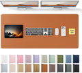 YSAGi Leather Desk Protector, Office Mat, Large Mouse Mat, Non-Slip PU Leather by YSAGi