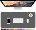 Hsurbtra Desk Pad, XL Extended Mouse Pad, Waterproof Desktop Blotter Protector by Hsurbtra