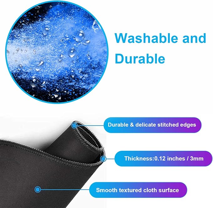 Colorful Starry Sky Mouse Pad, and Home Desk Pad | Large Extended Mouse Pad; - Image 6
