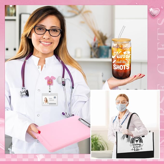 Teenyyou 7 Pcs Nurse Gifts for Women Set Rn Appreciation Set Nurses Week Nurses - Image 3