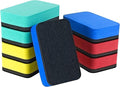 Dry Erase Eraser, 8 Pack Magnetic Whiteboard Erasers, Rectangle Dry Erase Board by Xloey
