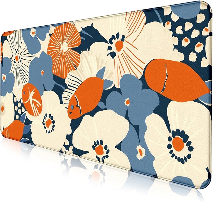 Ladies' Office Desk Cute Petal Keyboard Accessories Game Extended Mouse Pad | by LQFIWSS