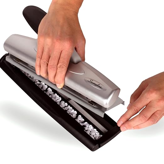 Swingline Hole Punch, Desktop Hole Puncher, 12 Sheet Punch Capacity, 2-3 Holes - Image 4