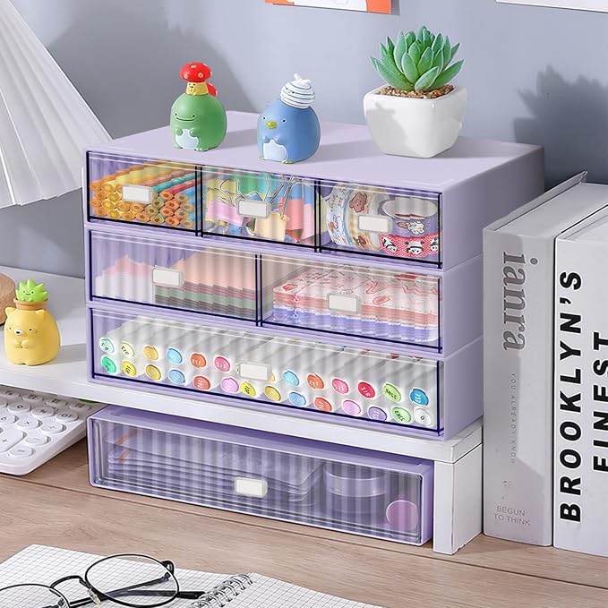 3 Tier Stackable Desk Organizer - Image 2
