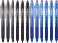 ParKoo Retractable Erasable Gel Pens Clicker Fine Point 0.7 mm, No Need by Parkoo