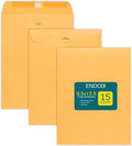 Clasp Envelopes – 9.5x12.5 Inches Brown Kraft Catalog Envelopes Letter Size -15 by EnDoc