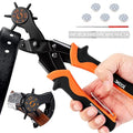 XOOL Small Hole Leather Hole Puncher, Precision Watch Punch Tool Set by XOOL