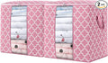 WISELIFE Storage Bags 2 Pack/100L Large Blanket Clothes Organization and by WiseLife