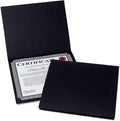 Plain Black Certificate Folders by Fine+Stationery