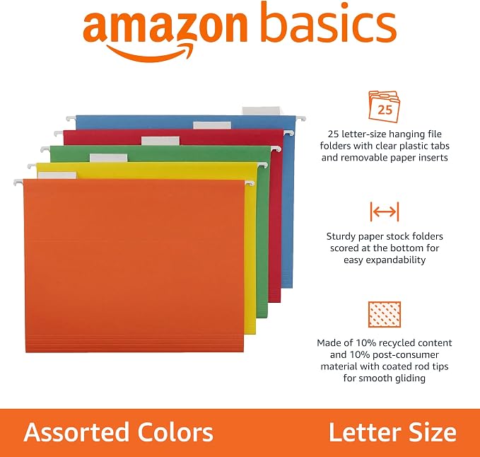 Amazon Basics Hanging File Folders - Image 2