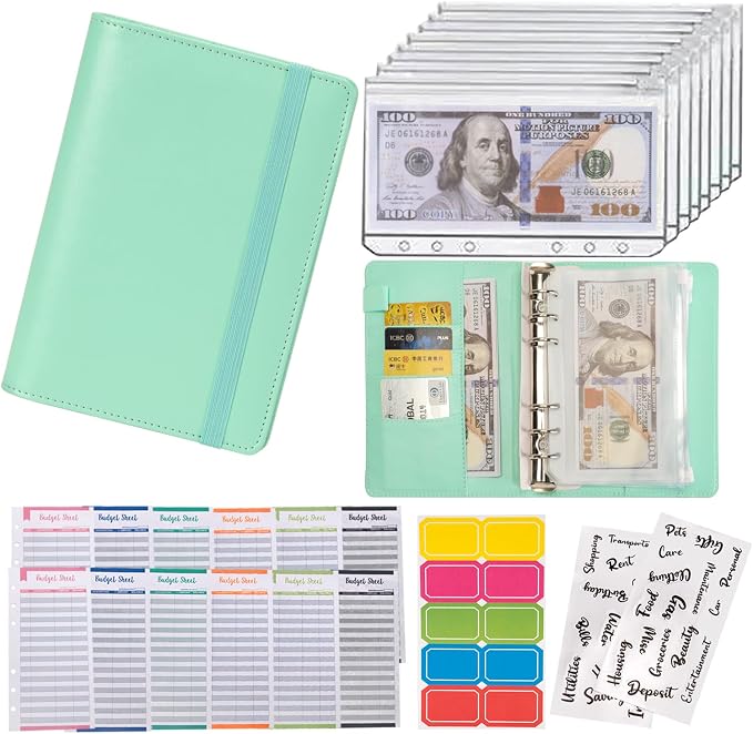 NICOOTH Budget Binder A6 Money Saving Binder by NICOOTH