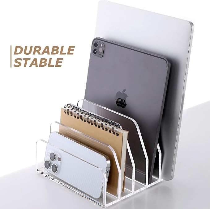 SANRUI Acrylic Desk Mail Organizer Sorters - Image 6