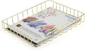 BTSKY Multipurpose A4 File Tray Wire Desk Tray Organizer Elegant Letter Size by BTSKY