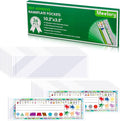 Meetory 36 PCS Upgraded Nameplate Pocket, 10.2''x 3.5'' Self Adhesive Desk by Meetory