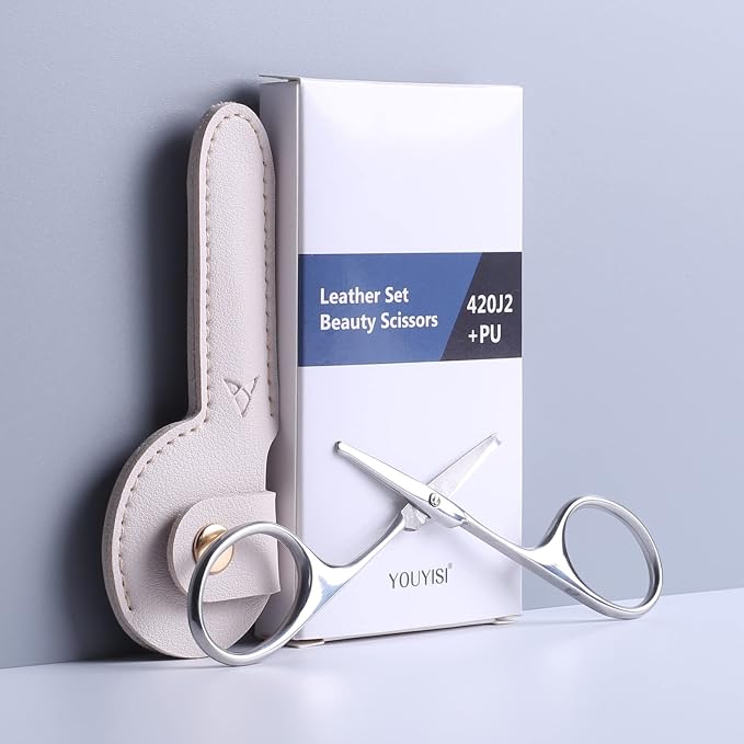 YOUYISI 3.75" Round Tip Safe Mini Pubic Hair Scissors - Image 4