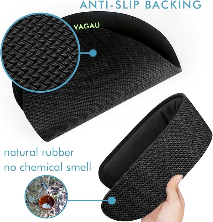 VAGAU Premium Keyboard Wrist Rest and Mouse Pad Wrist Support, Ergonomic Memory - Image 5