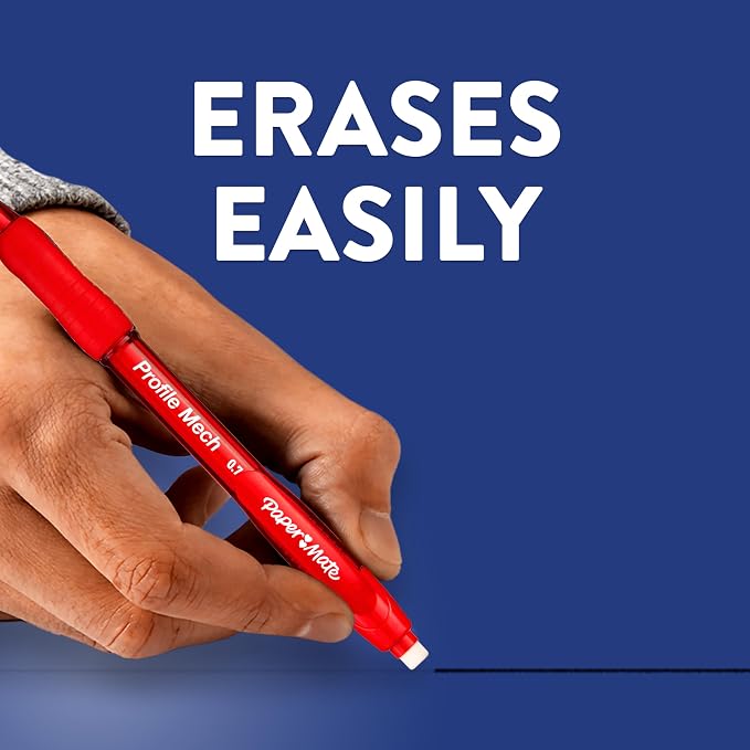 Paper Mate Profile Mechanical Pencils, 0.7 mm, HB #2 Lead, 8 Assorted Barrel - Image 3