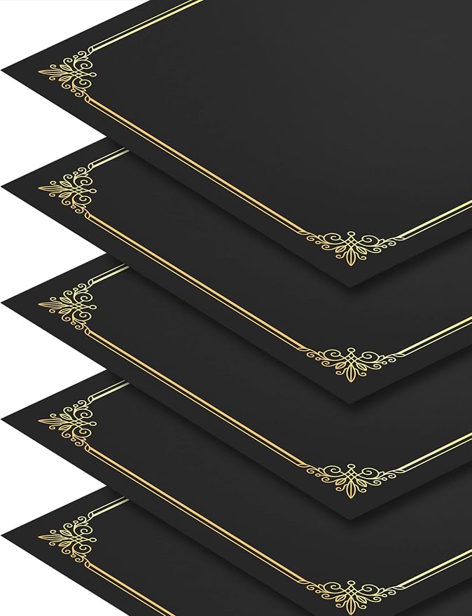 GNL 50 Packs Black Certificate Holders - Image 2
