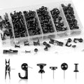 290 Pcs Push Pins, 6 Style Thumb Tacks Set by Okxir