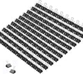 Mini Binder Clips, 432 Pack, 5/8 Inch, Standard 15mm, Metal Fold Clamp by honsing