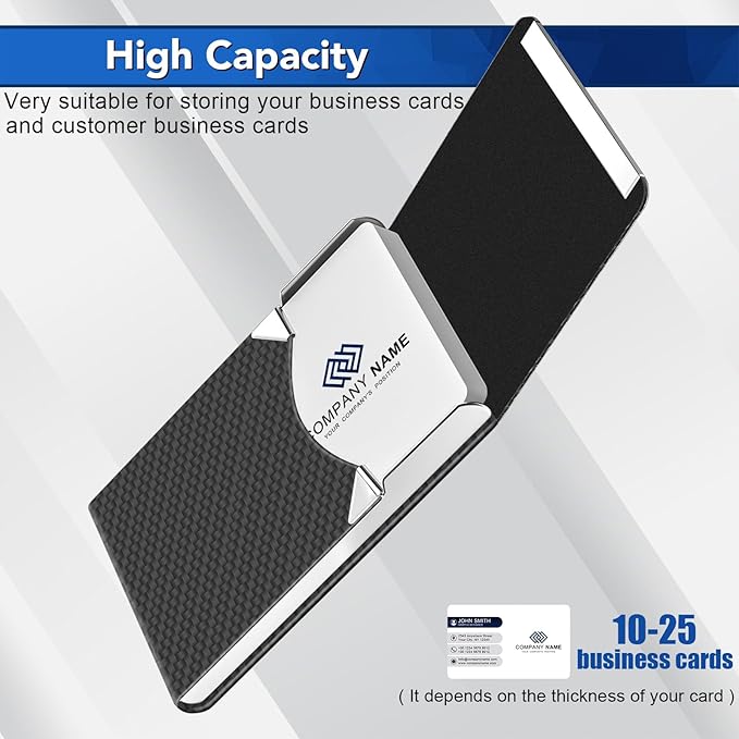 Business Card Holder, Metal Slim Business Card Case, Pocket Card Holder - Image 5