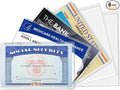 MaxGear Medicare Card Protector Sleeves, 6 Pack | 12 Mil Thickness, by MaxGear