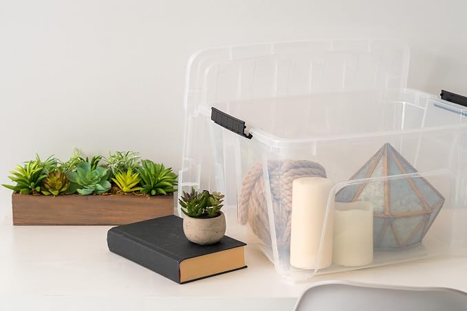 IRIS USA 32 QT Plastic Storage Box - Image 7