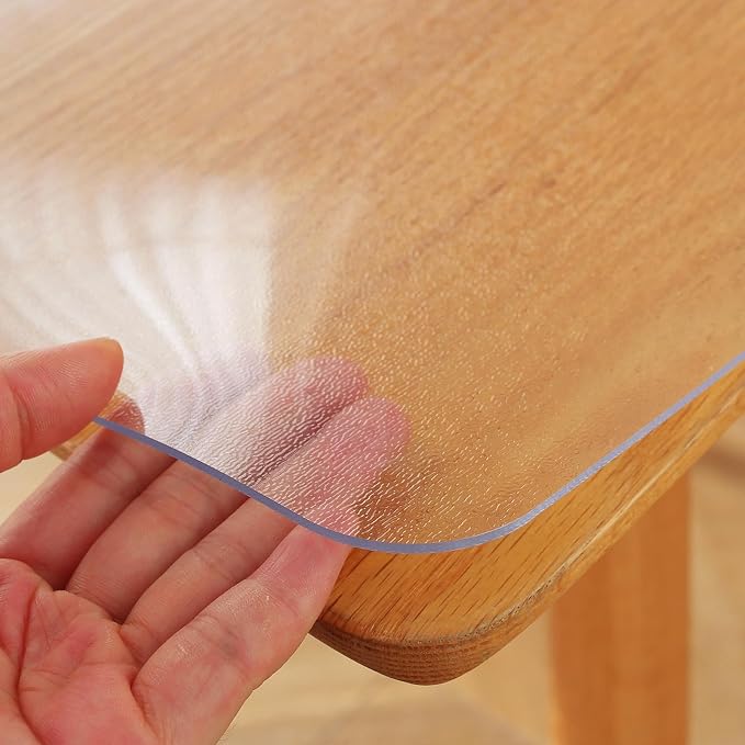 OstepDecor Frosted Clear Table Cover Protector 40 x 66 Inch, 1.5mm Thick - Image 8