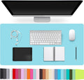 Leather Desk Pad Protector, Non-Slip Desk Pad, on-Slip PU Leather Large Mouse by CADONO