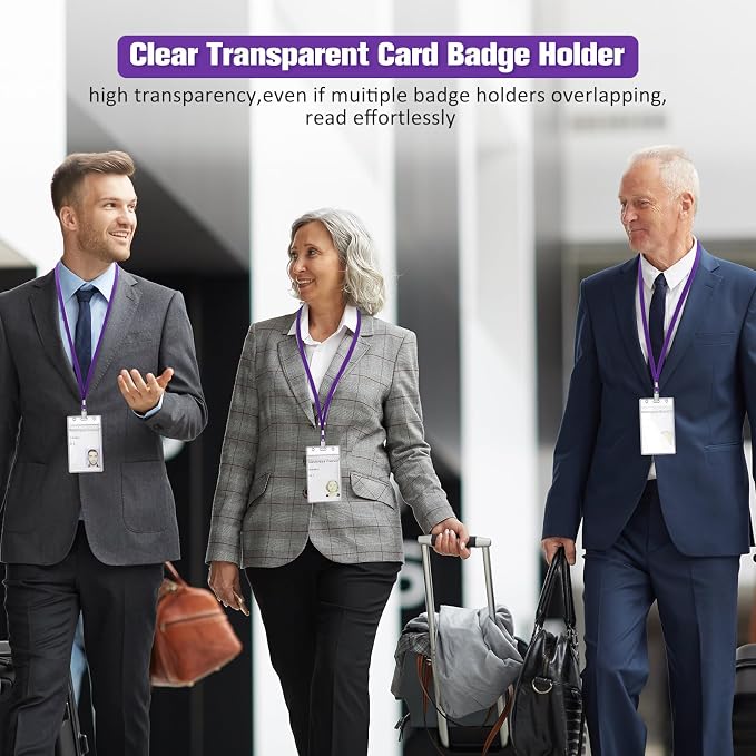 Marspark 200 Pcs ID Badge Holder - Image 6