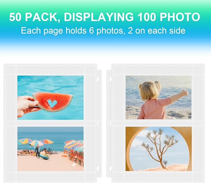 Aegero 100 Pack 4 x 6 Photo Sleeves - Image 3