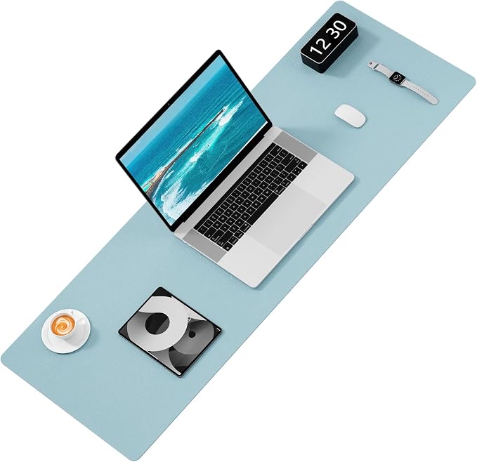 Hsurbtra Desk Pad, XXXL Extended Mouse Pad, Waterproof Desktop Blotter Protector - Image 2
